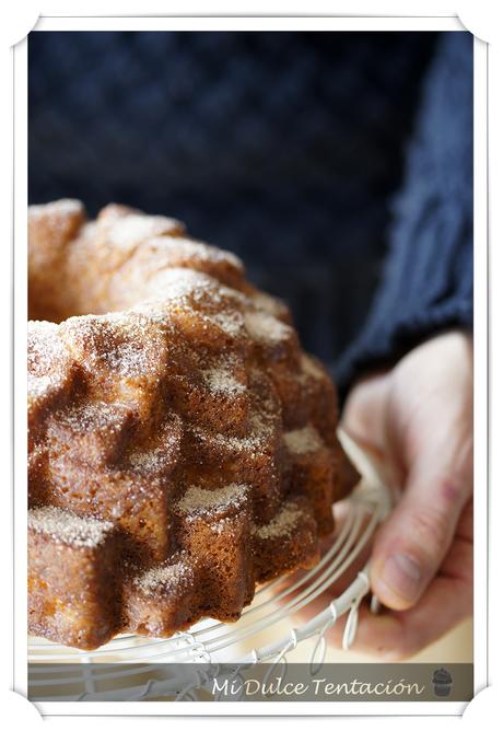 Bundt Cake de Melocotón y Nata