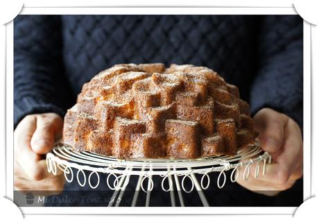 Bundt Cake de Melocotón y Nata