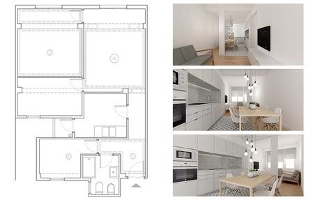 REFORMA INTEGRAL VIVIENDA VALENCIA RUZAFA ESTADO PREVIO