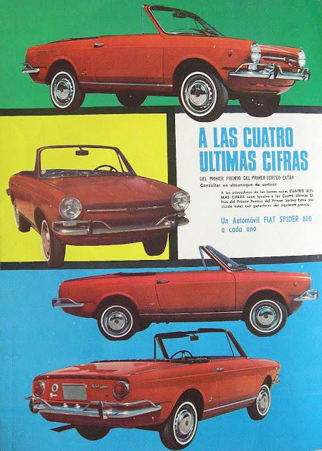 Una invitación del Club Fiat 800 Spider