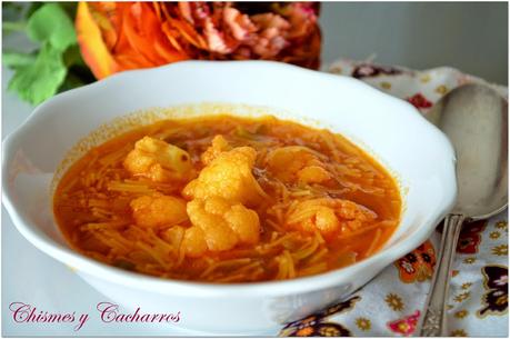 Sopa de coliflor