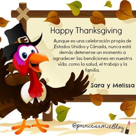 Feliz Día de Acción de Gracias - Happy Thanksgiving Day