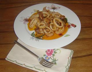 Calamares al pimentón