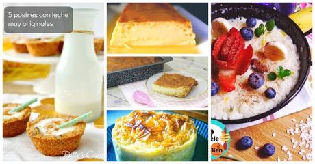 5 postres con leche muy originales