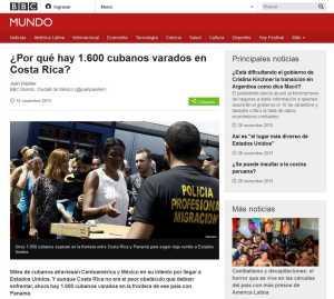 ¿Cómo ve la prensa internacional a los cubanos varados en Costa Rica?