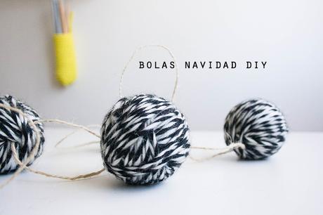 bolas navidad lana diy