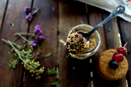 Mousse de chocolate y  galletas  . Receta para principiantes