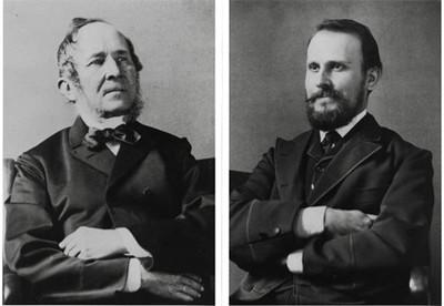 Leopold (1822-1895) y Rudolf (1857-1939) Blaschka. Foto tomada de Corning Museum of Glass.