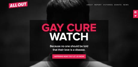 Campaña contra terapias antigay de ALL OUT on line Campaña contra terapias antigay de ALL OUT on line