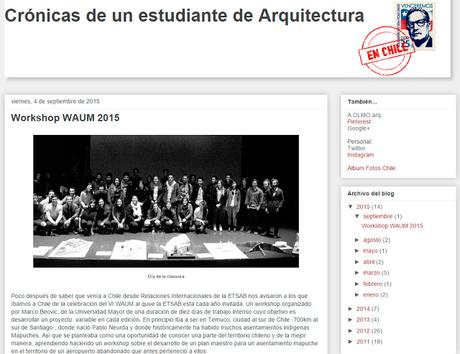 ENTREVISTA A ADRIÁN OLMO CREADOR DE CRONICAS DE UN ESTUDIANTE DE ARQUITECTURA