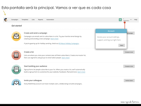 Guía Mailchimp para principiantes.