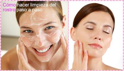 Cómo hacer una limpieza del rostro paso a paso