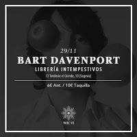 Concierto de  Bart Davenport en el Winter in the City