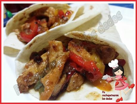 * Fajitas de pollo (tradicional y Olla GM-E)