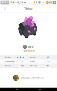 poco común roca