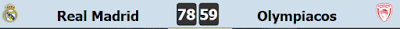 FINAL DE LA EUROLEAGUE: REAL MADRID 78-59 OLYMPIACOS