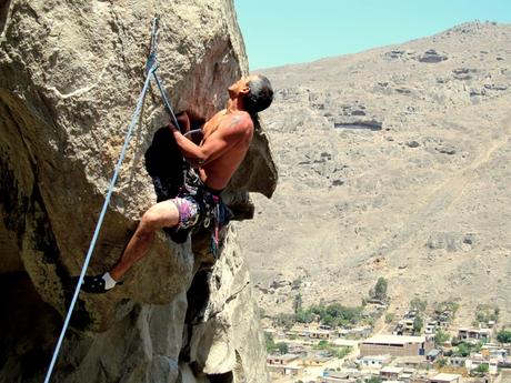 Escalador peruano Manolo Urquizo 