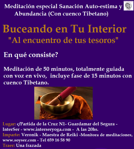 Buceando en Tu Interior “Con cuenco Tibetano”