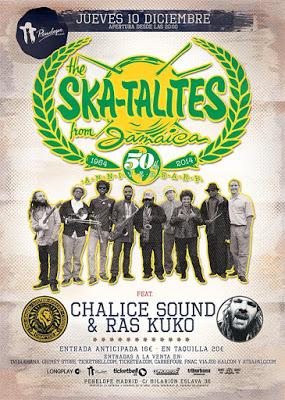 The Skatalites en diciembre en Girona, Barcelona y Madrid