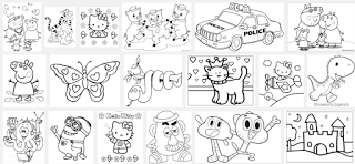 40 páginas para colorear