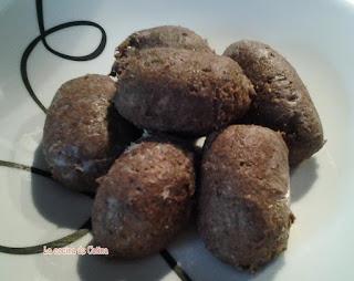 Crema de piquillo y morcilla