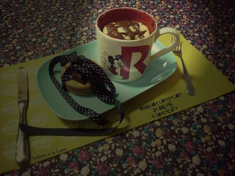 MUG CAKE CHEESECAKE DE BAILEYS Y CHOCOLATE