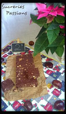 Turrón de Chocolate y Castañas para el Reto Alfabeto dulce