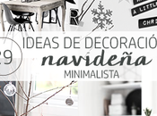 ideas decoración navideña minimalista