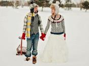 PostBoda Divertido Nieve.