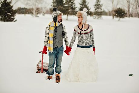 PostBoda Divertido en la Nieve.