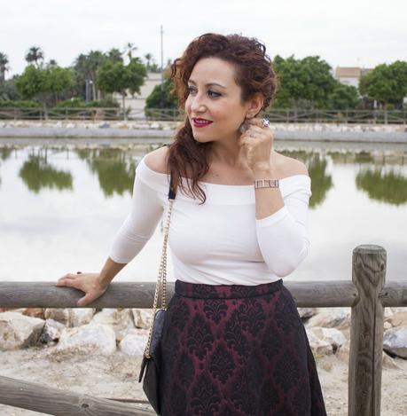 Look especial con falda barroca- Special look baroque skirt