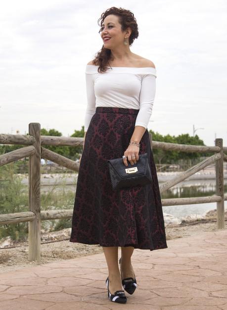 Look especial con falda barroca- Special look baroque skirt