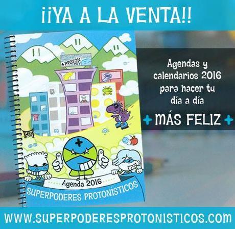 Mi agenda para 2016 + Sorteo agenda superprotonística