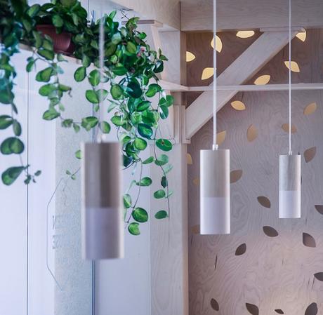 Diseño interior en cafetería de Tel Aviv