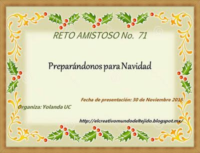 PAPA NOEL EN PUNTO DE CRUZ - RETO AMISTOSO Nº 71 PREPARANDO LA NAVIDAD -