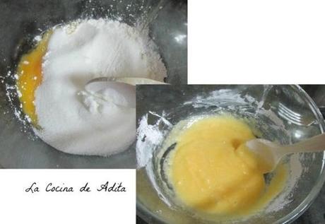 Cruasanes, rellenos de crema de vainilla