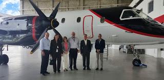 AIR CENTURY presenta nueva imagen de su aeronave SAAB 340B