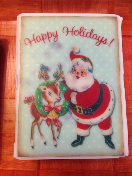 Turrones decorados con chocotransfer y paso a paso del molde Turrones decorados con chocotransfer y paso a paso del molde