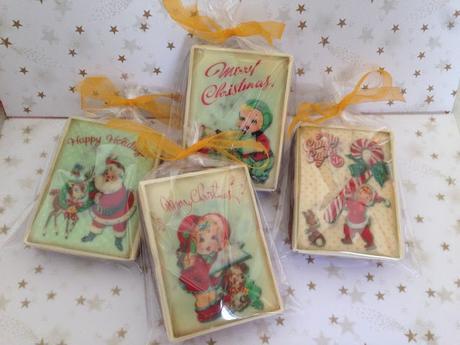 Turrones decorados con chocotransfer y paso a paso del molde Turrones decorados con chocotransfer y paso a paso del molde