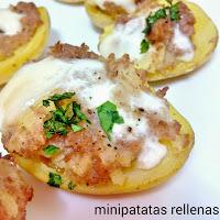 Receta para cocinar con niños. Patatas rellenas