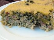 Pastel brocoli jamón microondas