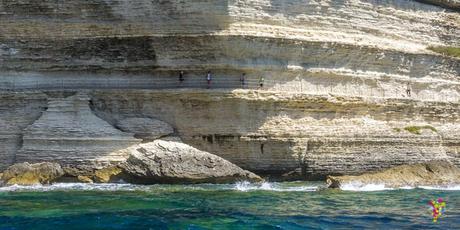 Paseo en barco en Bonifacio Córcega - Camino escalera del rey de Aragón