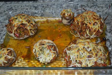 Apagallums Rellenos de Carne Gratinados al Horno