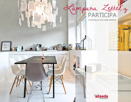 Gana una lámpara Zettel´z con Aliseda y PetiteCandela