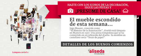 Gana una lámpara Zettel´z con Aliseda y PetiteCandela Gana una lámpara Zettel´z con Aliseda y PetiteCandela