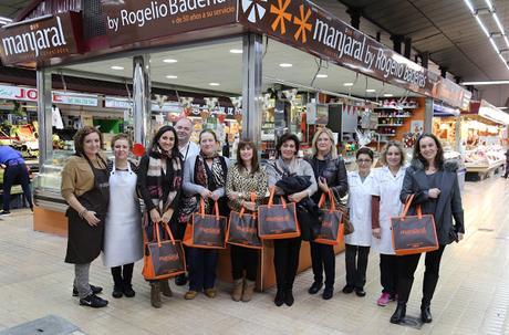 Visitando a Manjaral en el Mercado Central de Castellón. Visitando a Manjaral en el Mercado Central de Castellón.