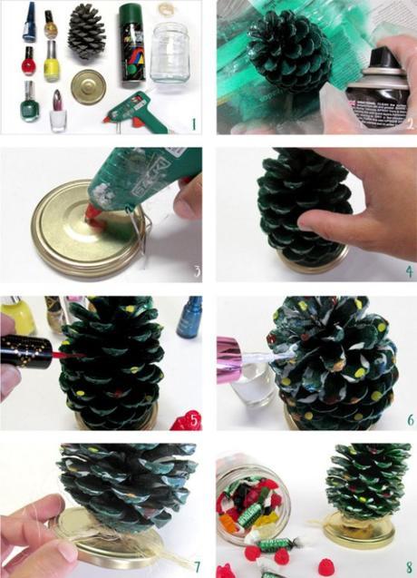 Manualidades con niños. Dos arbolitos de Navidad diferentes. Manualidades con niños. Dos arbolitos de Navidad diferentes.