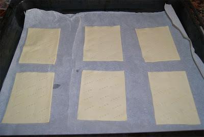 Hojaldres de tomate y calabacín paso 1