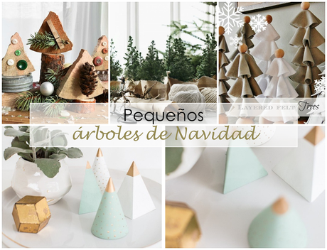 Pequeños árboles de Navidad