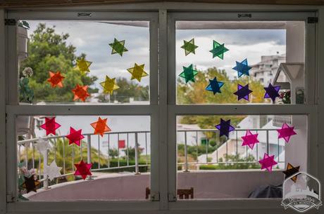 En Adviento, llenemos la ventana de estrellas